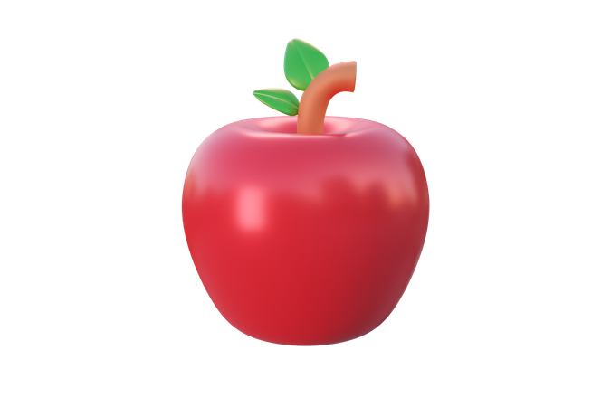 Apple  3D Icon