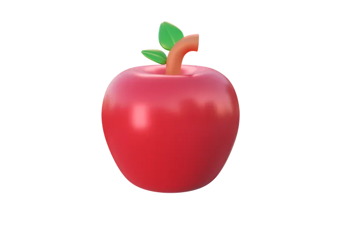 Apple  3D Icon