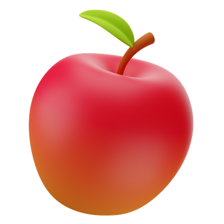 Apple  3D Icon