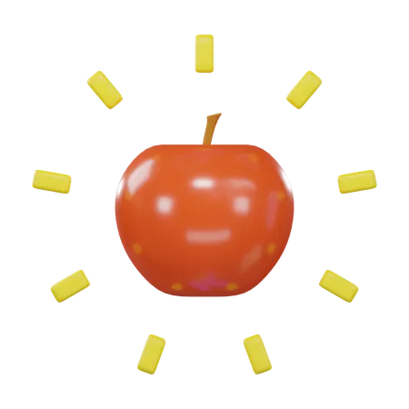 Apple  3D Icon