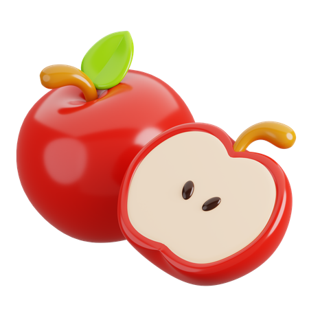 Apple  3D Icon