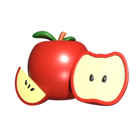 Apple  3D Icon