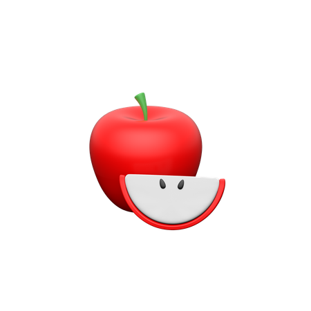 Apple  3D Icon