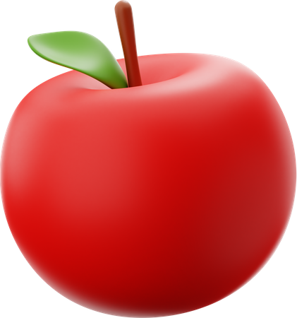 Apple 3D Icon