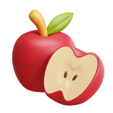 Apple  3D Icon