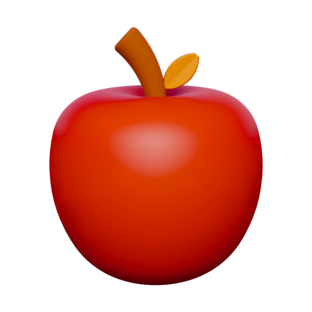 Apple 3D Icon