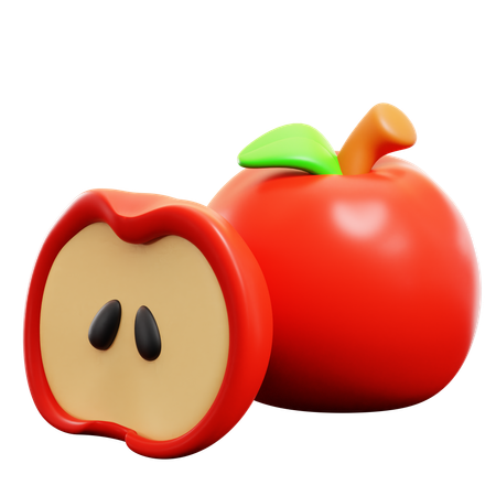 Apple  3D Icon