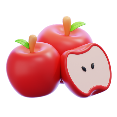 Apple  3D Icon