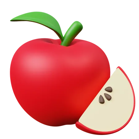 apple slice illustration