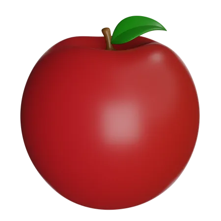 Apple 3 D Illustration 3D Icon
