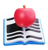 Apple And Book