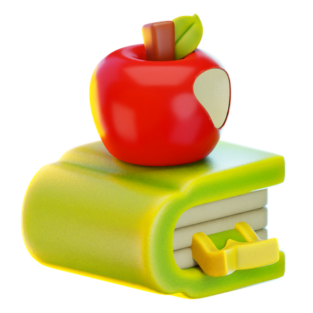 Apple Book  3D Icon