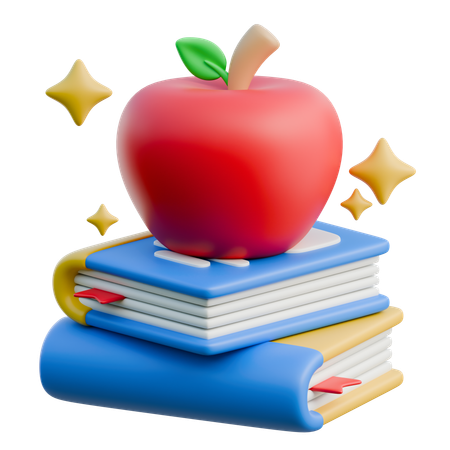 Apple Book  3D Icon