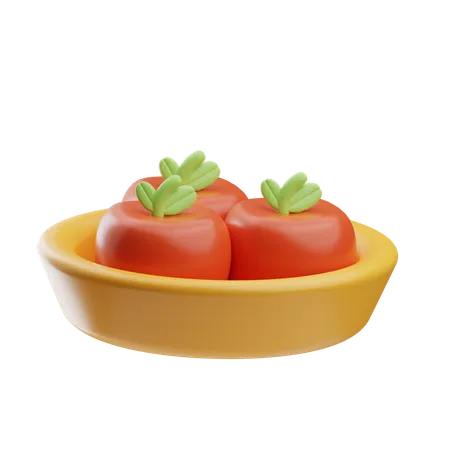Apple Bowl  3D Icon