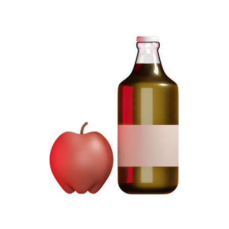 Apple Cider  3D Illustration