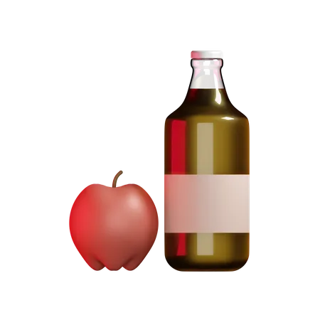 Apple Cider  3D Illustration