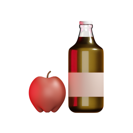 Apple Cider 3D Illustration