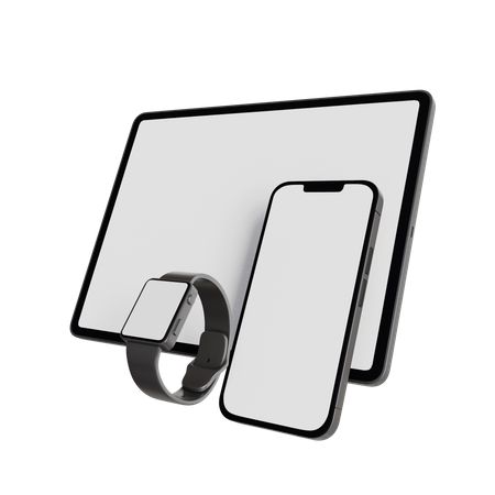 Apple Devices  3D Icon