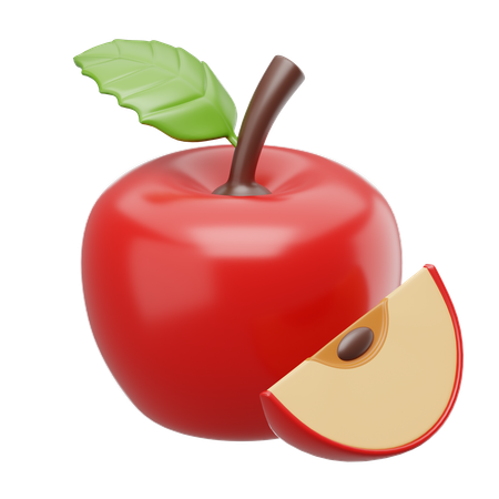 Apple Fruit  3D Icon