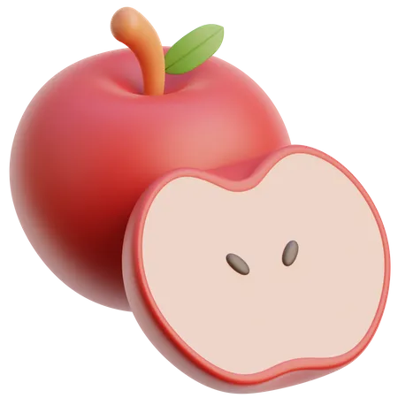 Apple Fruit  3D Icon