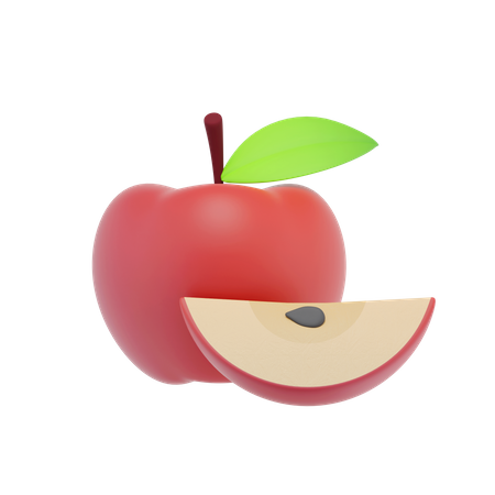 Apple Fruit  3D Icon