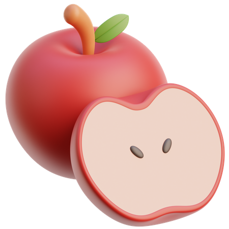 Apple Fruit  3D Icon