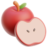 apple-fruit 3d images