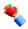 Apple Holding Hand Gestures