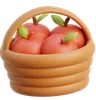 Apple In Basket