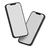 apple iphone 3d logo