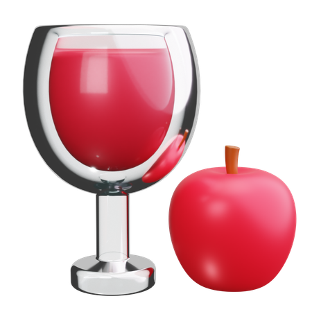 Apple Juice  3D Icon