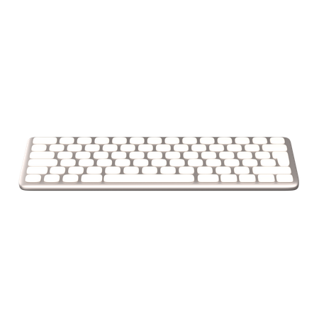 Apple keyboard 3D Icon