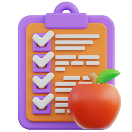 Apple Nutrition  3D Icon