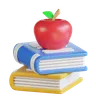 Apple On A Books