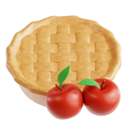 Apple Pie  3D Icon