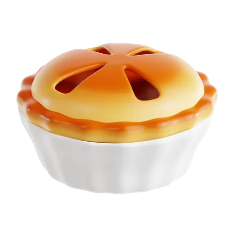 Apple Pie  3D Icon