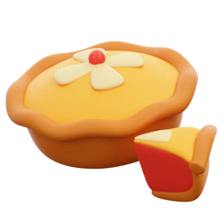 Apple Pie  3D Icon