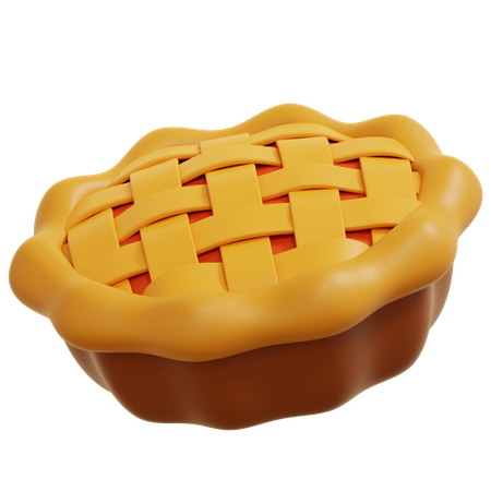 Apple Pie  3D Icon