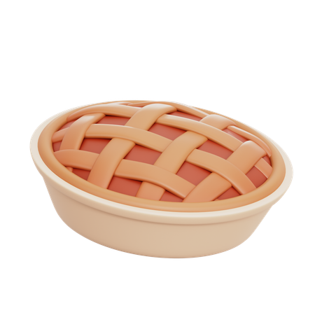 Apple Pie  3D Icon