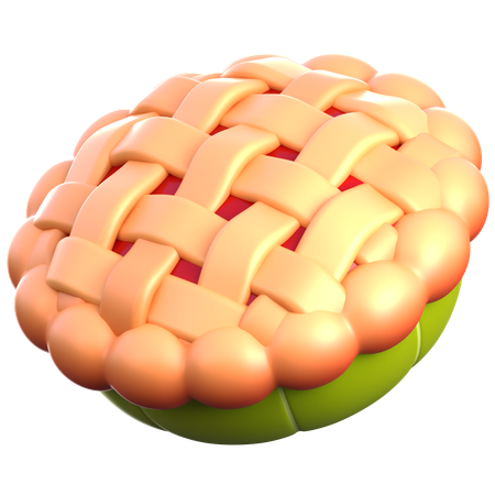 Apple Pie  3D Icon