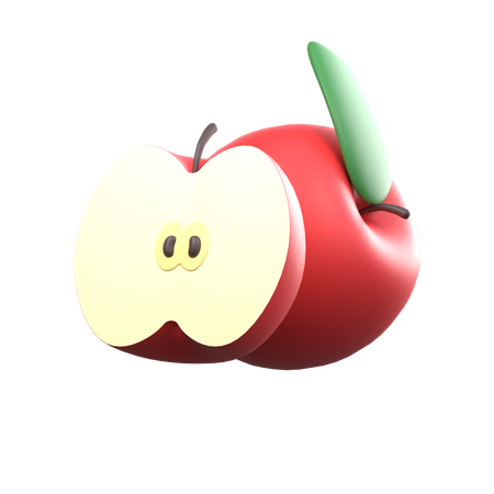 Apple Slices  3D Icon