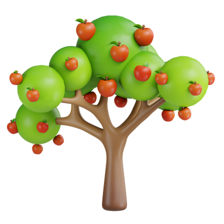 Apple Tree  3D Icon