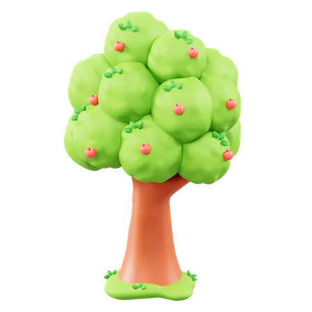 Apple Tree  3D Icon