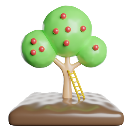 Apple Tree  3D Icon