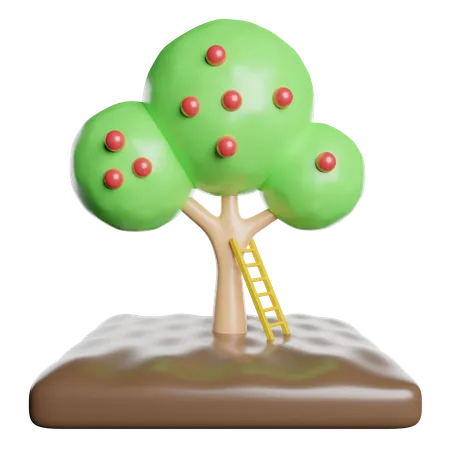 Apple Tree  3D Icon