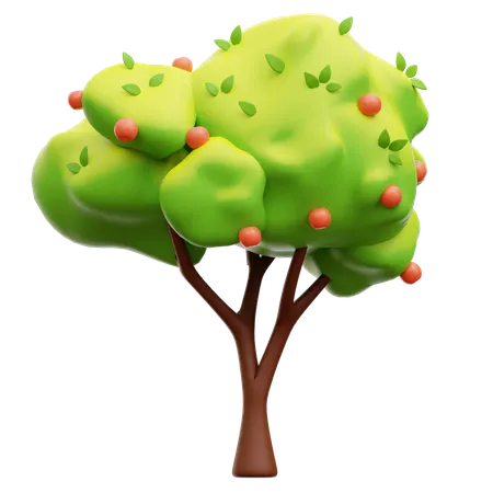 Apple Tree  3D Icon