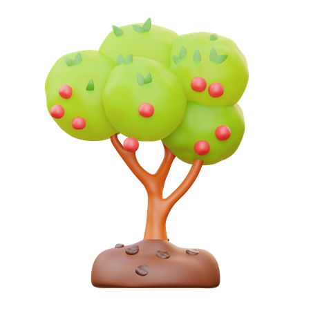 Apple Tree  3D Icon