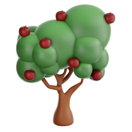 Apple Tree  3D Icon