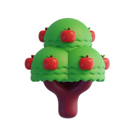 Apple Tree  3D Icon