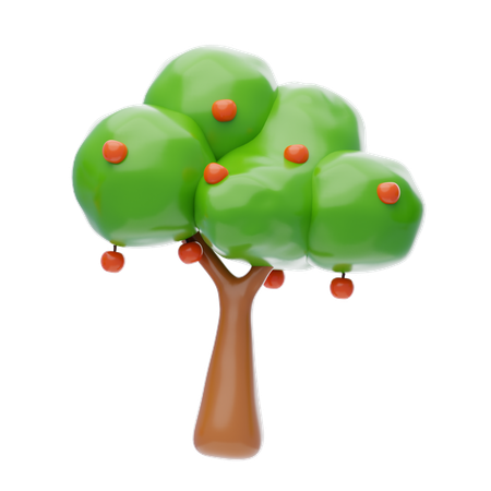 Apple Tree  3D Icon